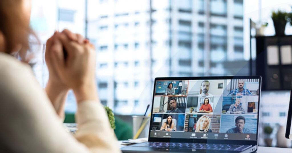 Could this meeting have been an email? Leadership team in a weekly meeting